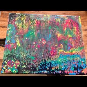 Acrylic canvas painting
